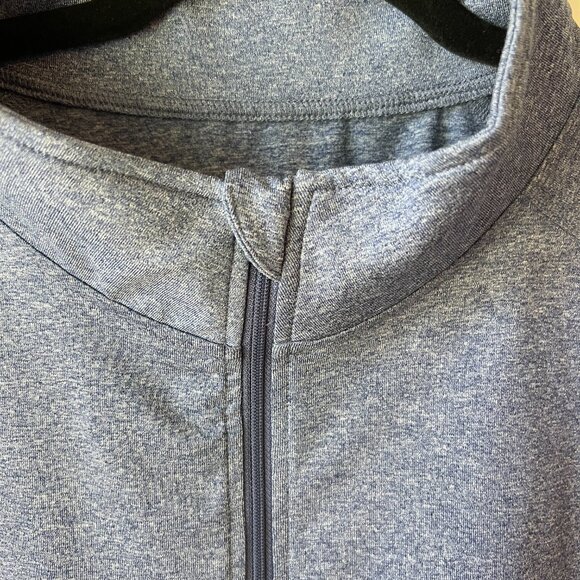 Sport-Tek Men's Light Blue / grey Zip Pullover - 2XL - Picture 2 of 6